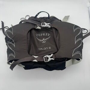 Osprey Talon 6 Lumbar Pack Gray Black Hiking Trail Running Waist Bag Fanny Pack